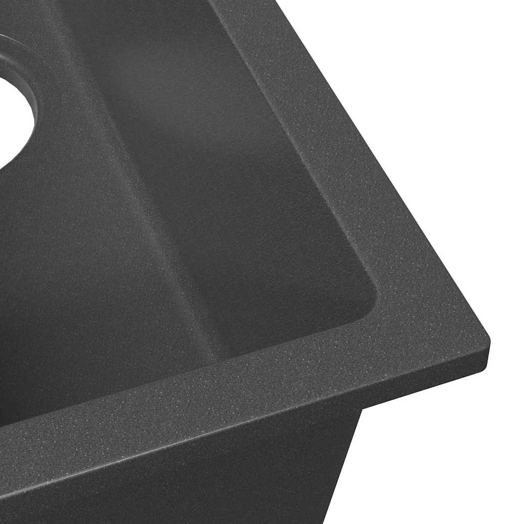 vidaXL Σιντρινο κουζίνας Γκρι 21 x 44 x 14 εκ. Γρανίτης