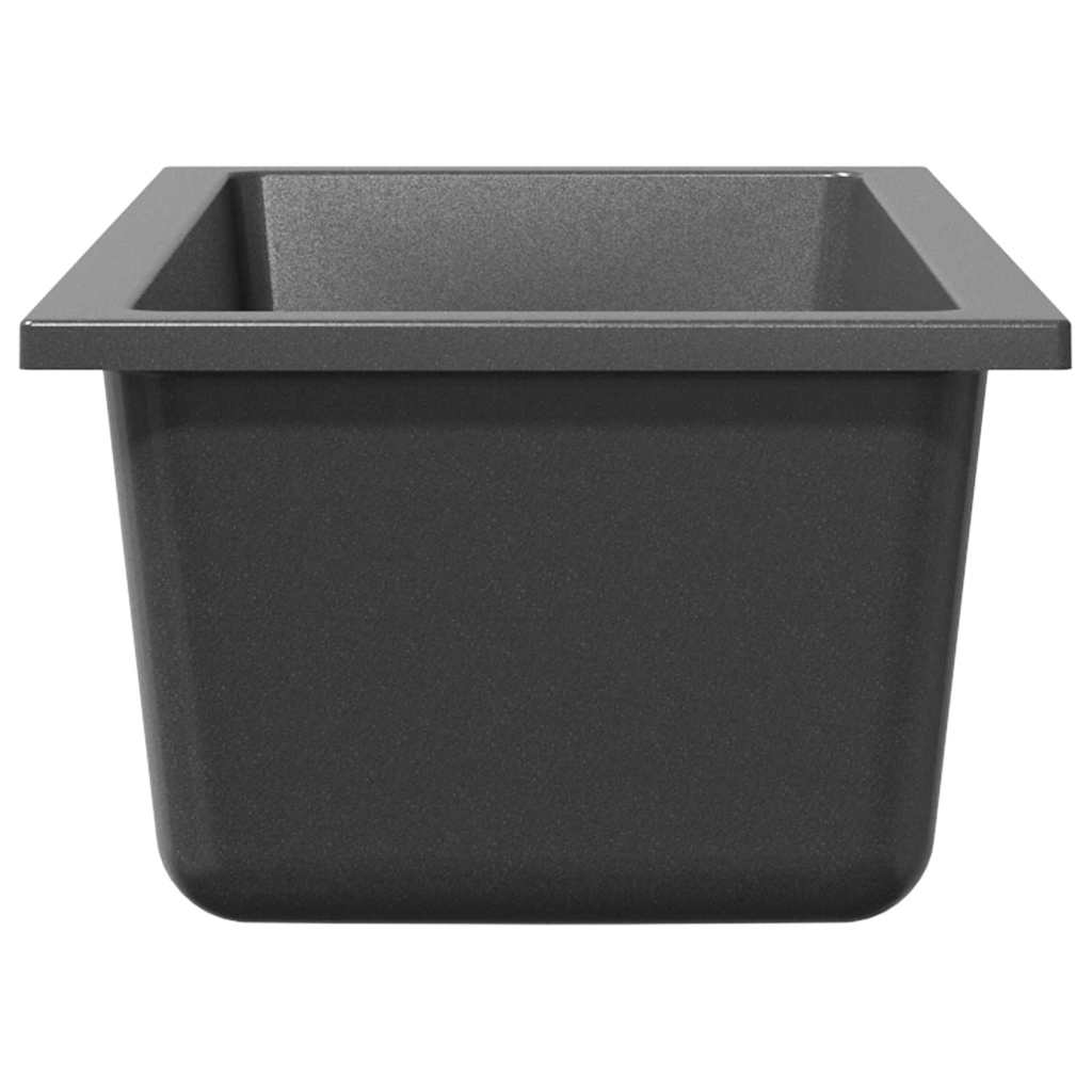 vidaXL Σιντρινο κουζίνας Γκρι 21 x 44 x 14 εκ. Γρανίτης