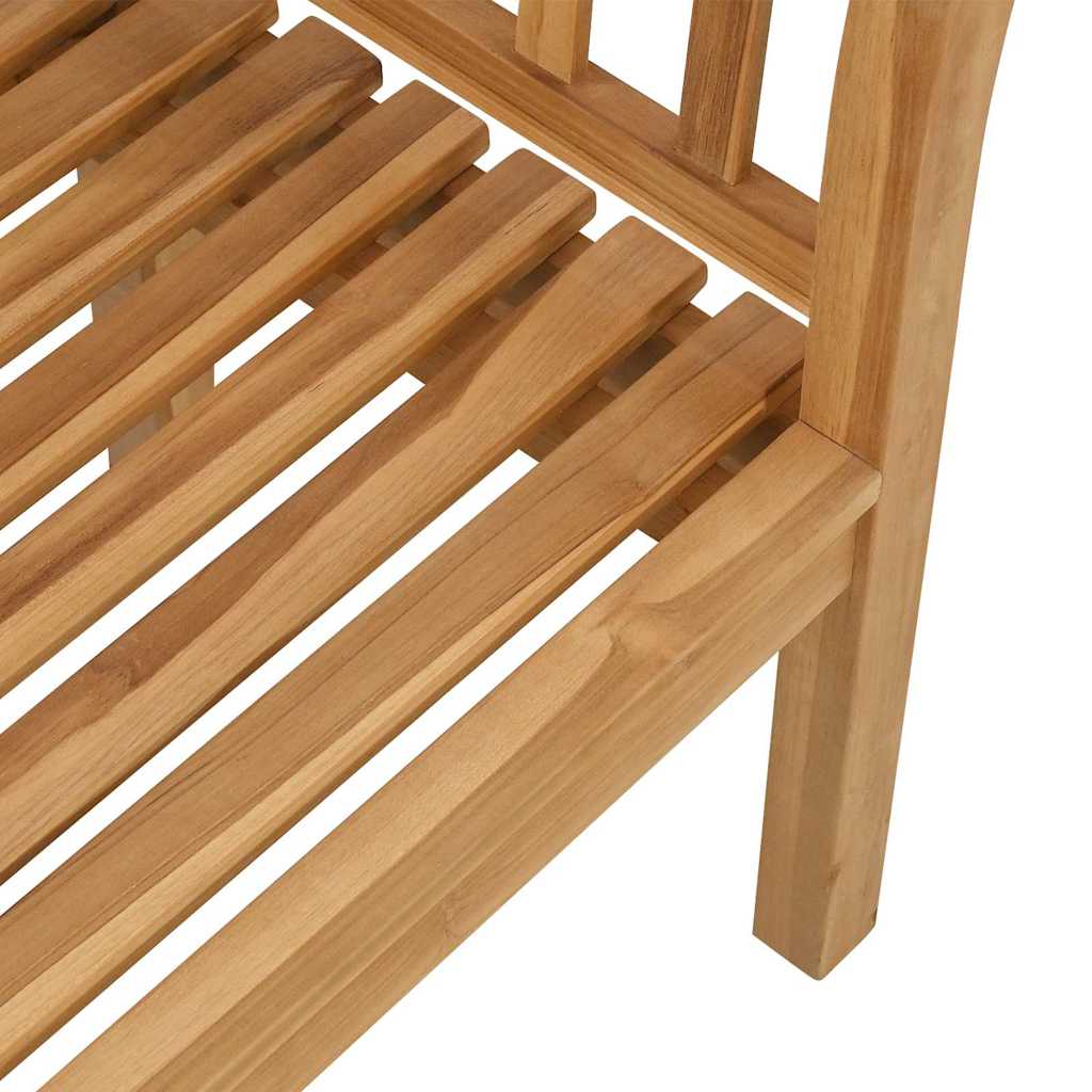 vidaXL παγκάκι Καφέ 120 x 53,5 x 85 εκ Μασίφ ξύλο teak