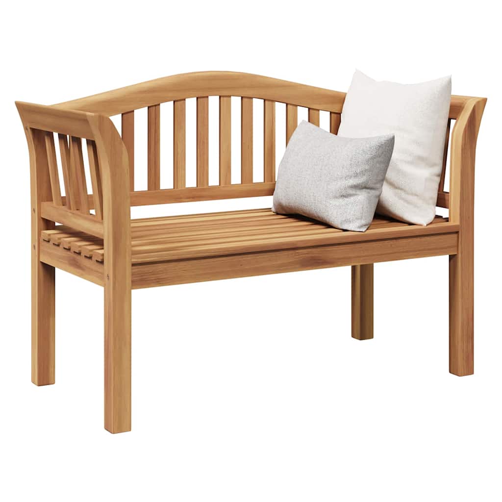 vidaXL παγκάκι Καφέ 120 x 53,5 x 85 εκ Μασίφ ξύλο teak