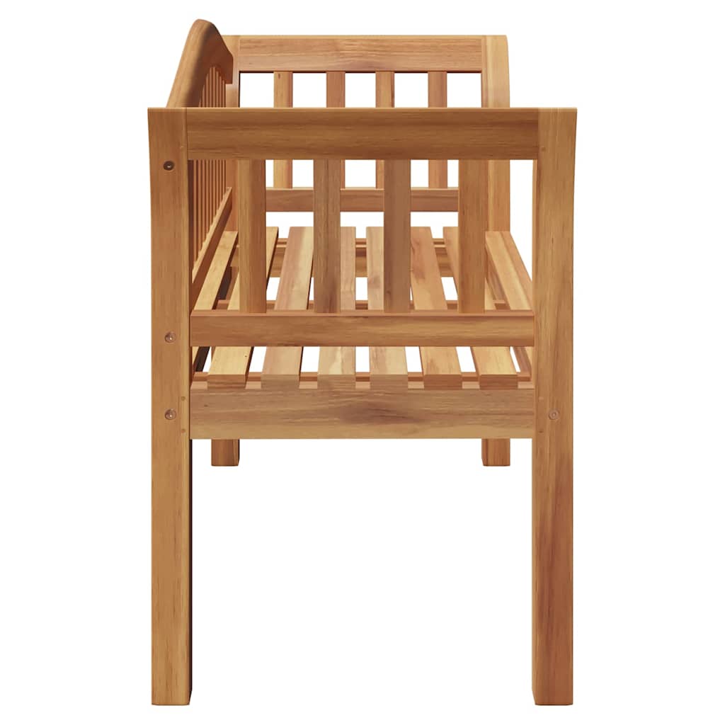 vidaXL παγκάκι Καφέ 120 x 53,5 x 85 εκ Μασίφ ξύλο teak