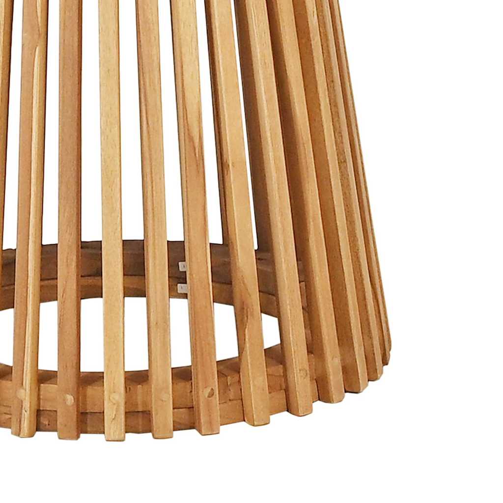 vidaXL Τραπεζάκι Πλευράς Καφέ 70 x 70 x 75 cm Στερεό Ξύλο Τίκ