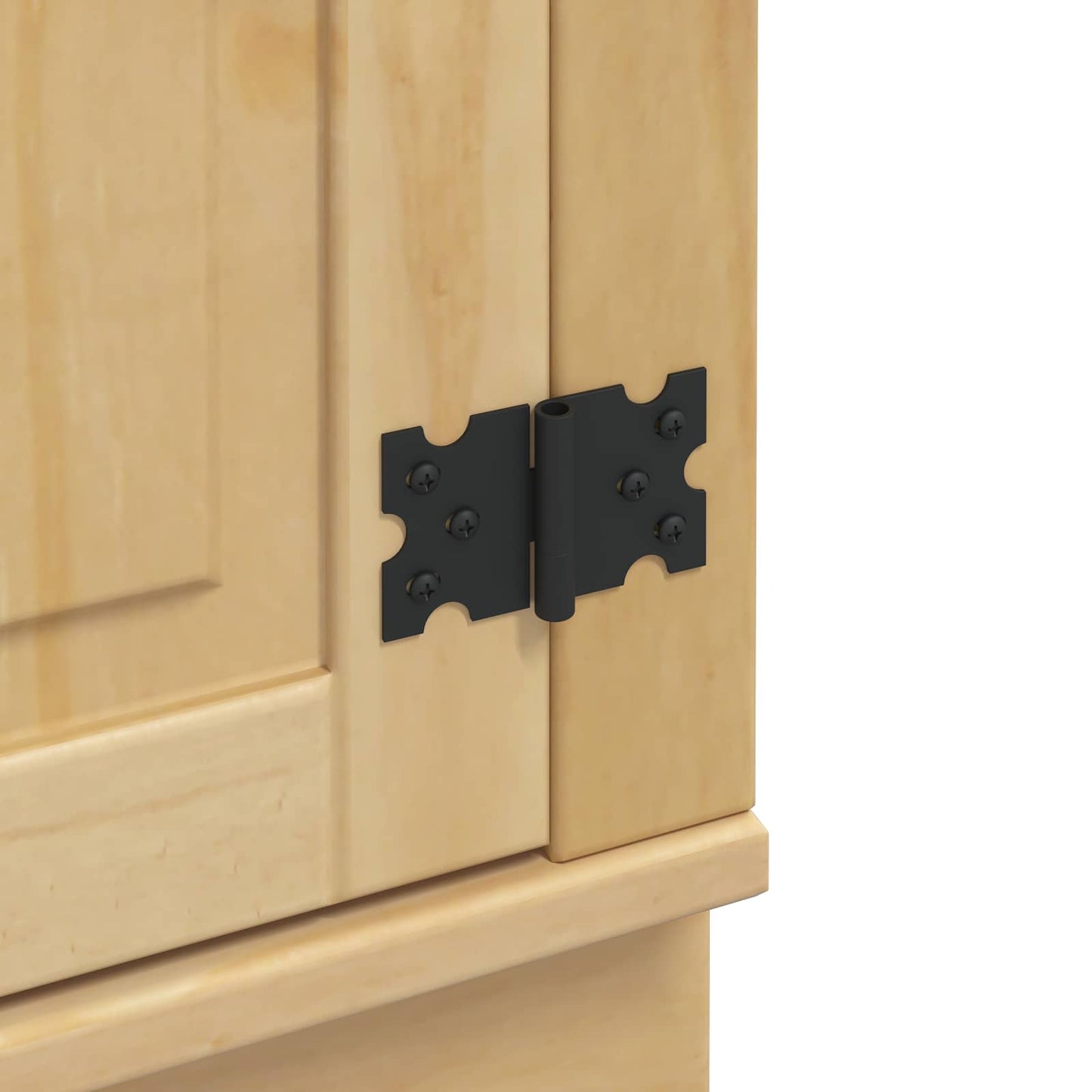 vidaXL Ντουλαπιού με ράφι Μέλι 80 x 46 x 81,5 εκ Στερεά ξυλεία πεύκου