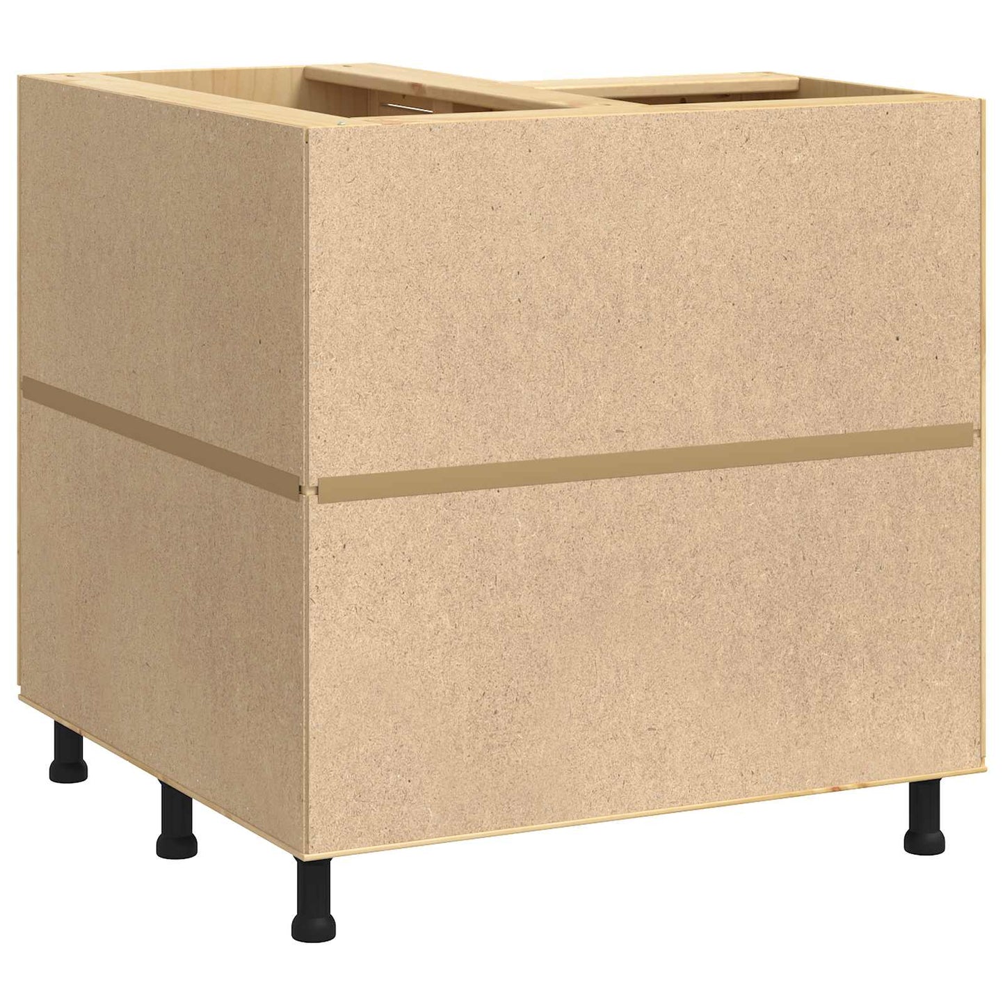 vidaXL Ντουλαπιού με ράφι Μέλι 60 x 32 x 40 εκ. Στερεά ξυλεία πεύκου