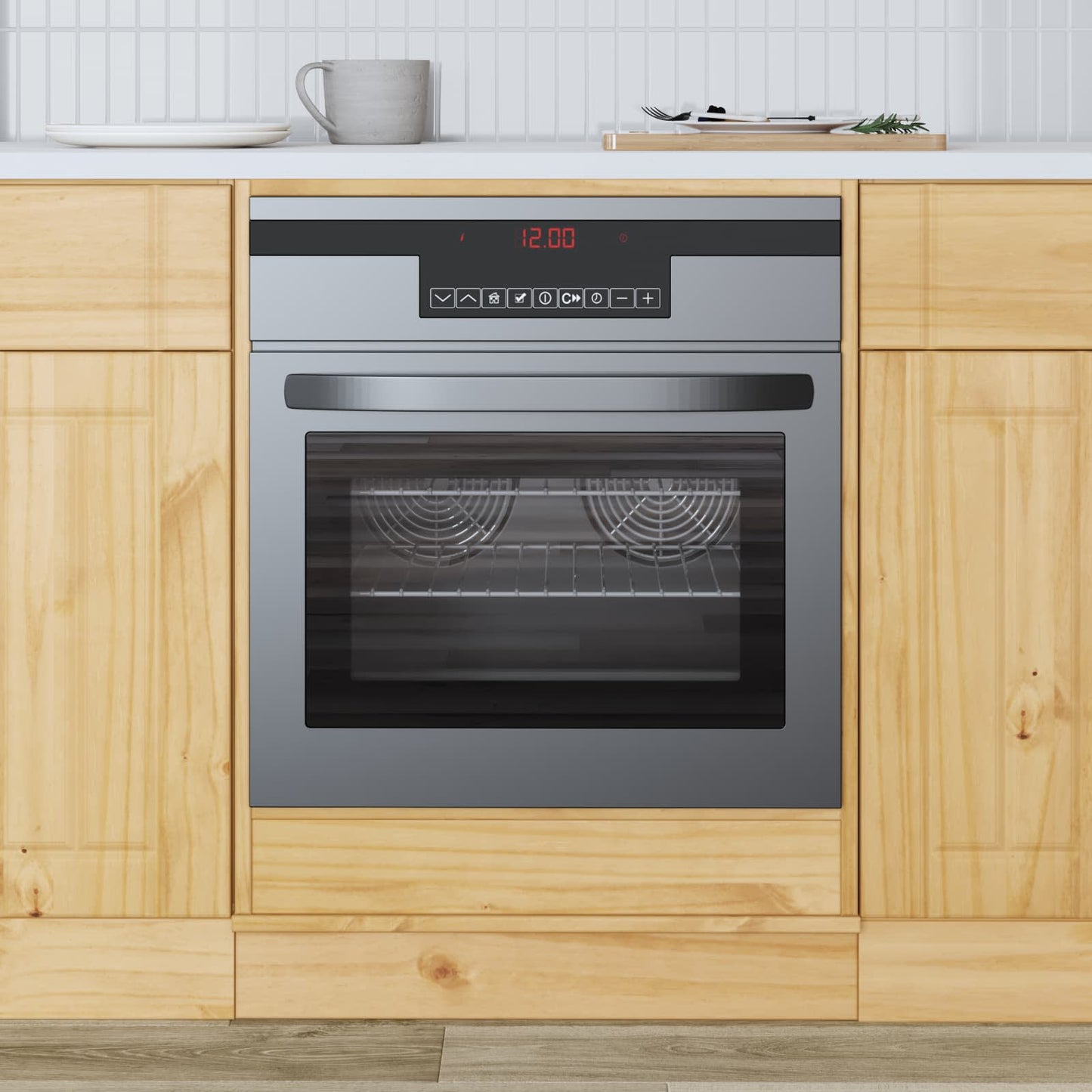 vidaXL Ντουλαπιού Μέλι 60 x 46 x 81,5 εκ Στερεά ξυλεία πεύκου