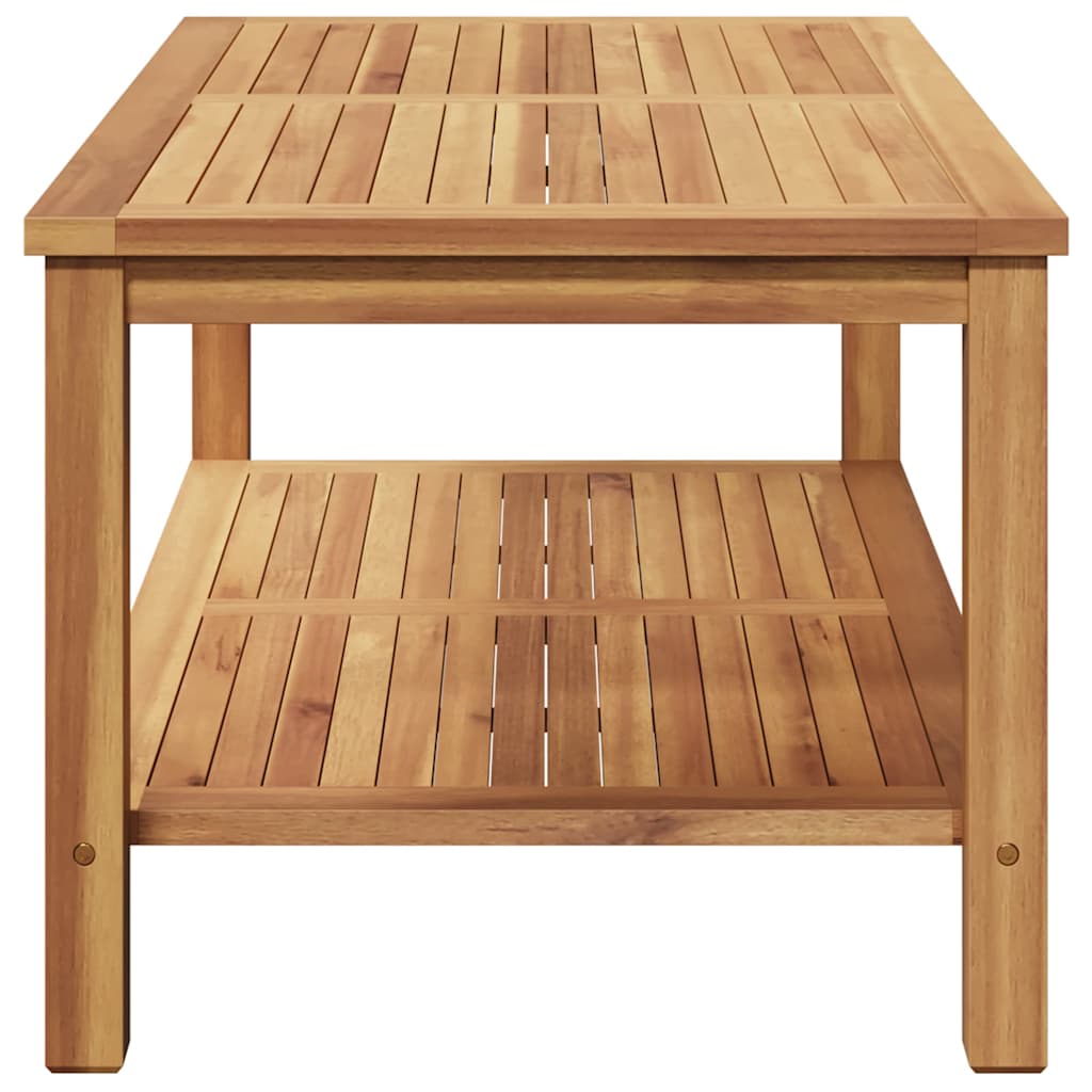 vidaXL Τραπεζάκι σαλονιού Καφέ 110 x 55 x 45 cm Μασίφ ξύλο teak