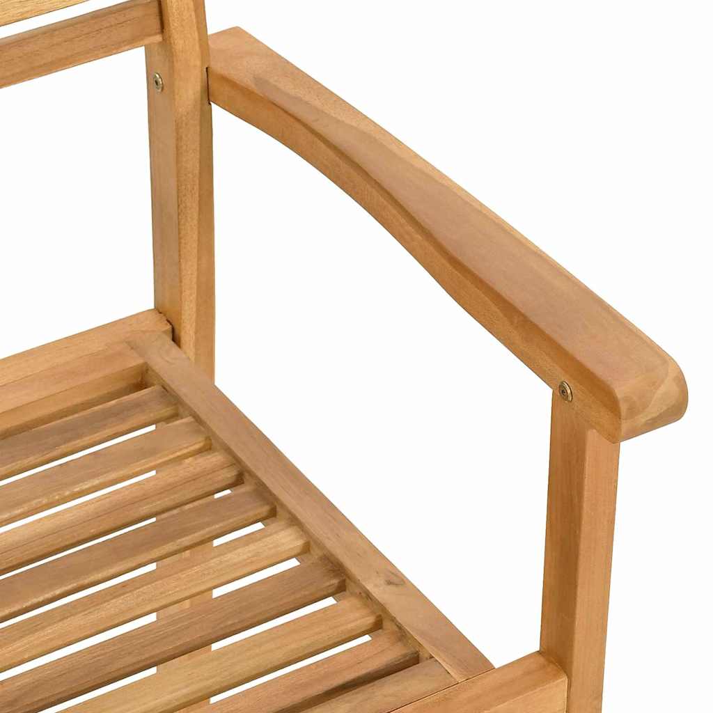 vidaXL Καρέκλα 2 pcs Καφέ 56 x 55 x 90.5 εκ Στερεό Ξύλο Τίκ