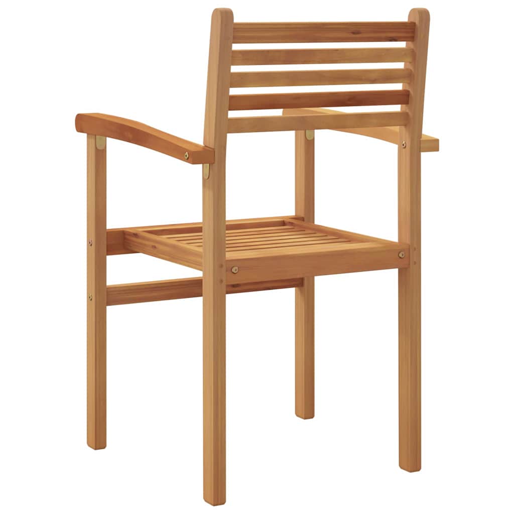 vidaXL Καρέκλα 2 pcs Καφέ 56 x 55 x 90.5 εκ Στερεό Ξύλο Τίκ