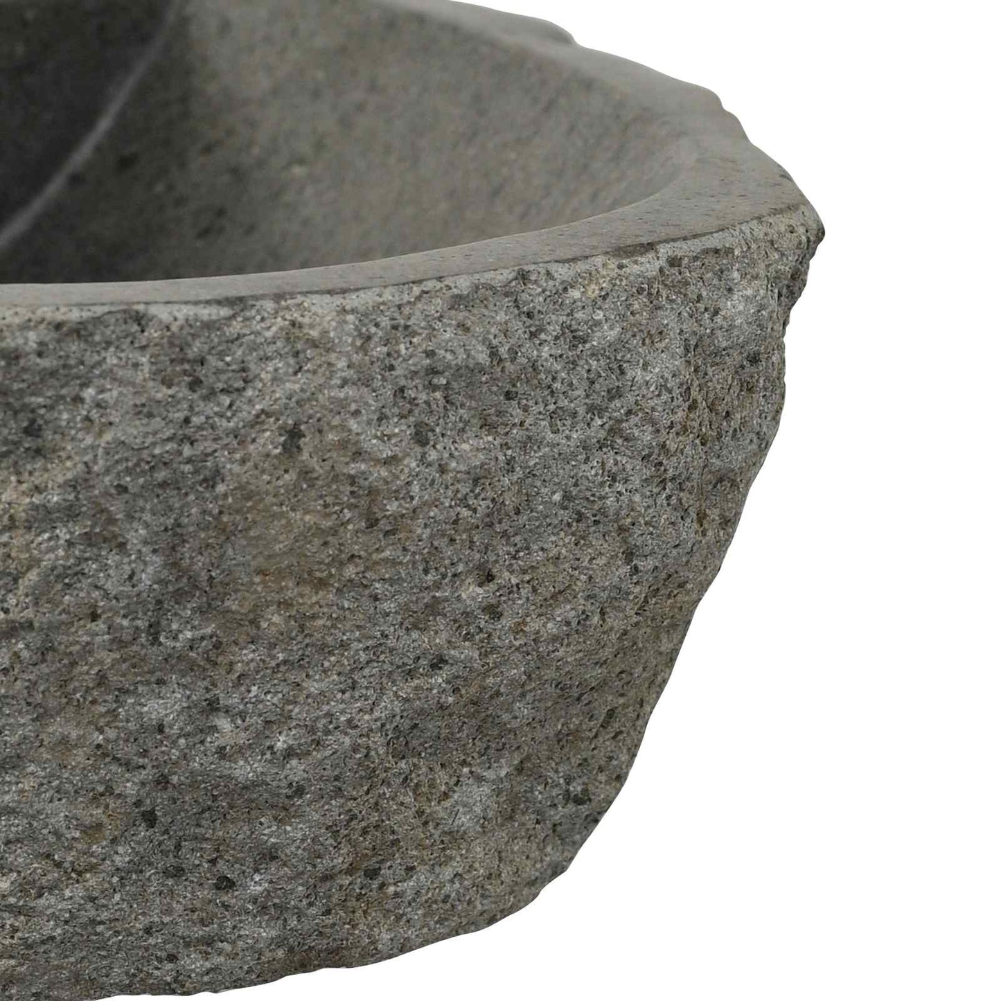 vidaXL Νιπτήρας Τοίχου Γκρι 37 x 30 x 12 εκ Πέτρα Ρέματος