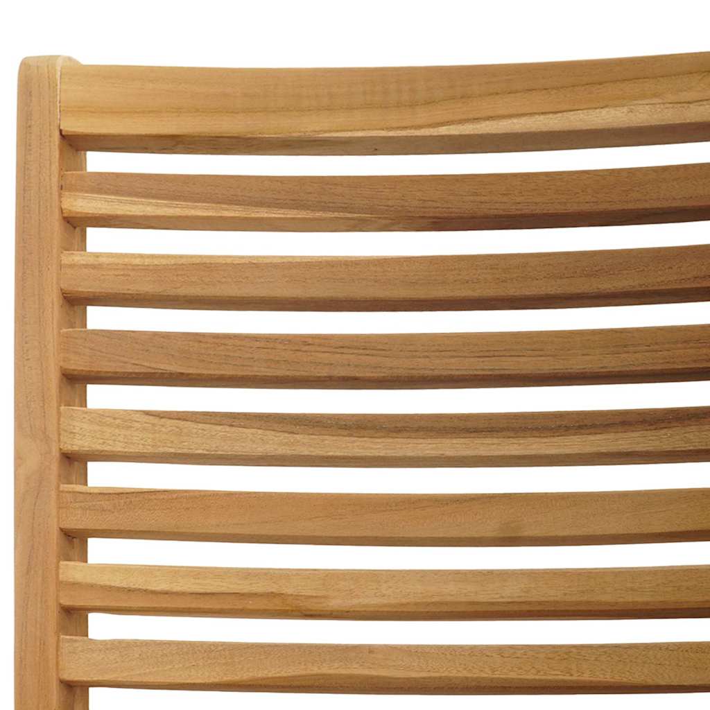 vidaXL Καρέκλα 2 pcs Καφέ 64.5 x 52 x 108 εκ. Στερεό Ξύλο Τίκ