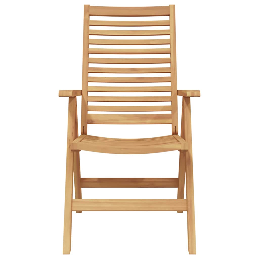 vidaXL Καρέκλα 2 pcs Καφέ 64.5 x 52 x 108 εκ. Στερεό Ξύλο Τίκ