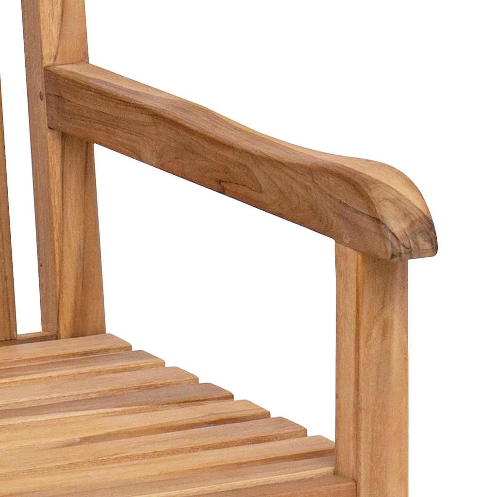 vidaXL Παγκάκι κήπου Καφέ 114 x 60 x 90 εκ Μασίφ ξύλο teak