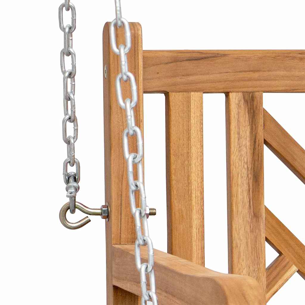 vidaXL Πάγκος Κούνια Άλλο Καφέ 114 x 60 x 64 cm Μασίφ ξύλο teak