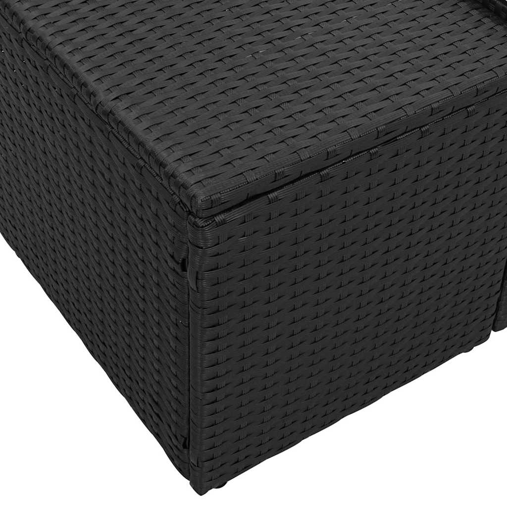 vidaXL Καναπές Κήπου με μαξιλάρι 184 x 62 x 69 εκ. συνθετικό ρατάν