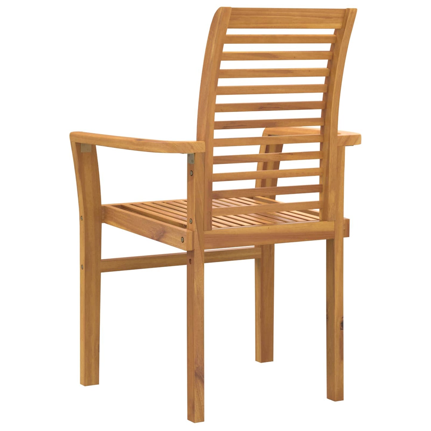 vidaXL Καρέκλα τραπεζαρίας 2 pcs Καφέ 62 x 55 x 94 εκ Στερεό Ξύλο Τίκ