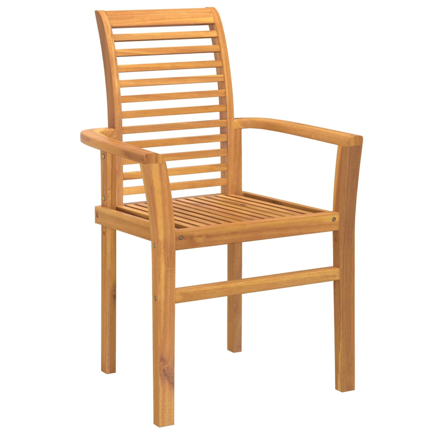 vidaXL Καρέκλα τραπεζαρίας 4 pcs Καφέ 62 x 55 x 94 εκ Στερεό Ξύλο Τίκ