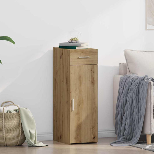 vidaXL Πλαϊνό γραφείο με συρτάρι Artisan Oak 30 x 42,5 x 93 εκ.