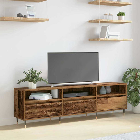 vidaXL Ντουλάπι TV Παλιό Ξύλο 150 x 30 x 45 εκ Επεξεργασμένο ξύλο
