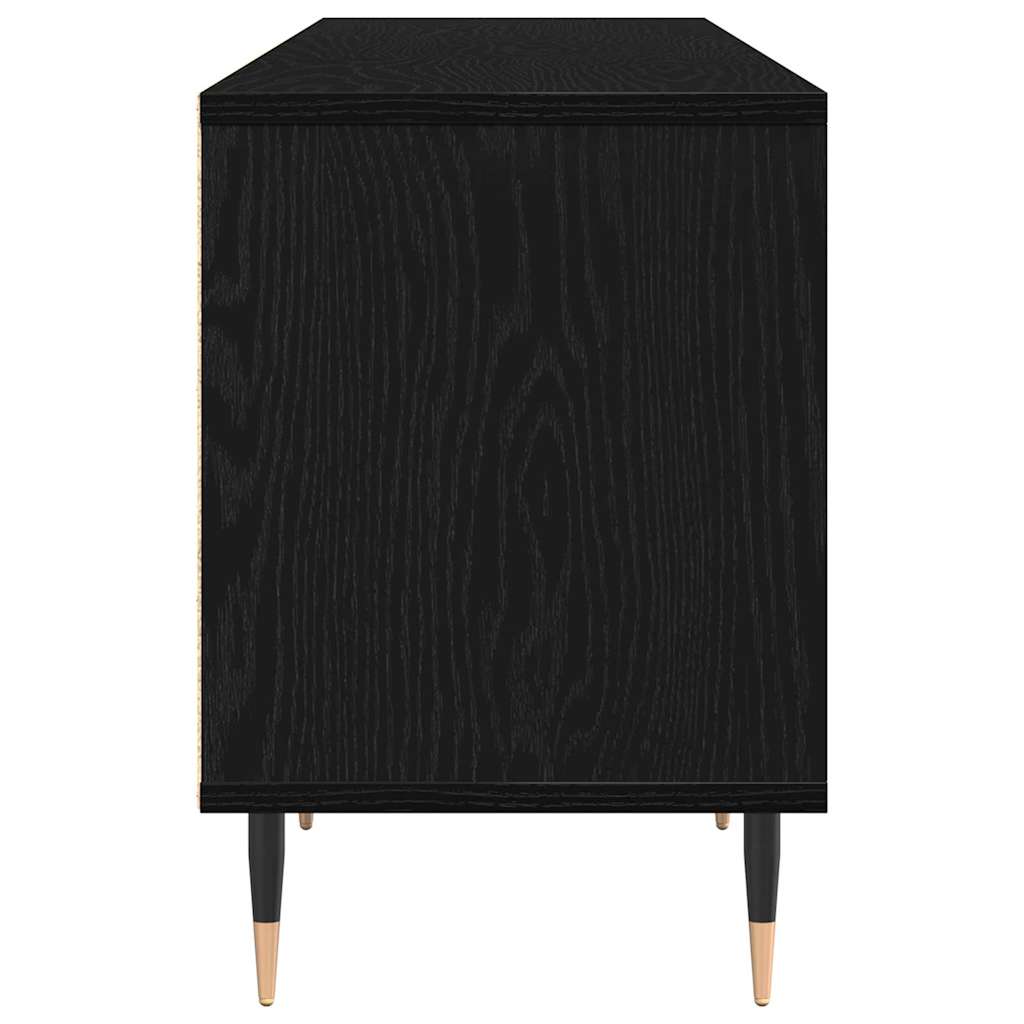 vidaXL Ντουλάπι TV Μαύρη Οξυά 150 x 30 x 45 εκ Επεξεργασμένο ξύλο