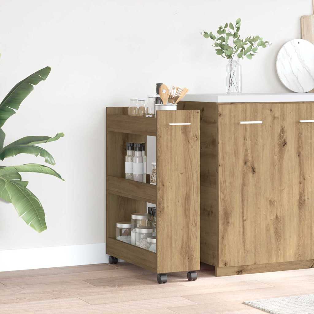 vidaXL Ντουλαπιού (Cabinet) 60 x 22 x 79 εκ Artisan Oak