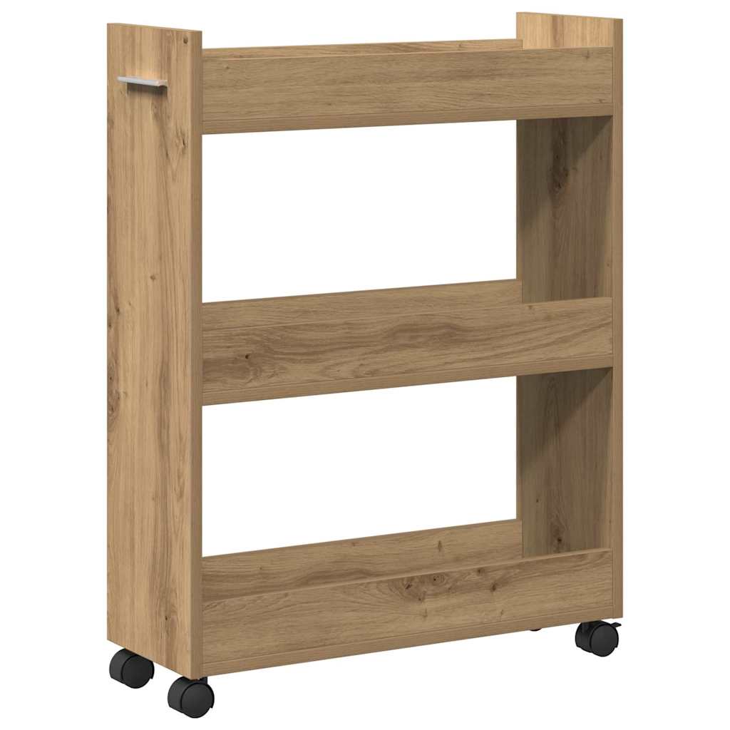vidaXL Ντουλαπιού (Cabinet) 60 x 22 x 79 εκ Artisan Oak