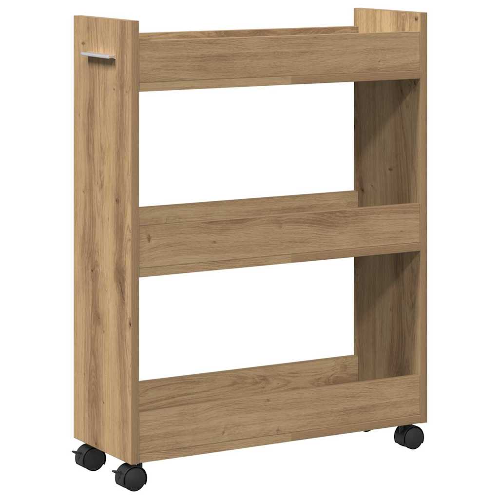 vidaXL Ντουλαπιού (Cabinet) 60 x 22 x 79 εκ Artisan Oak