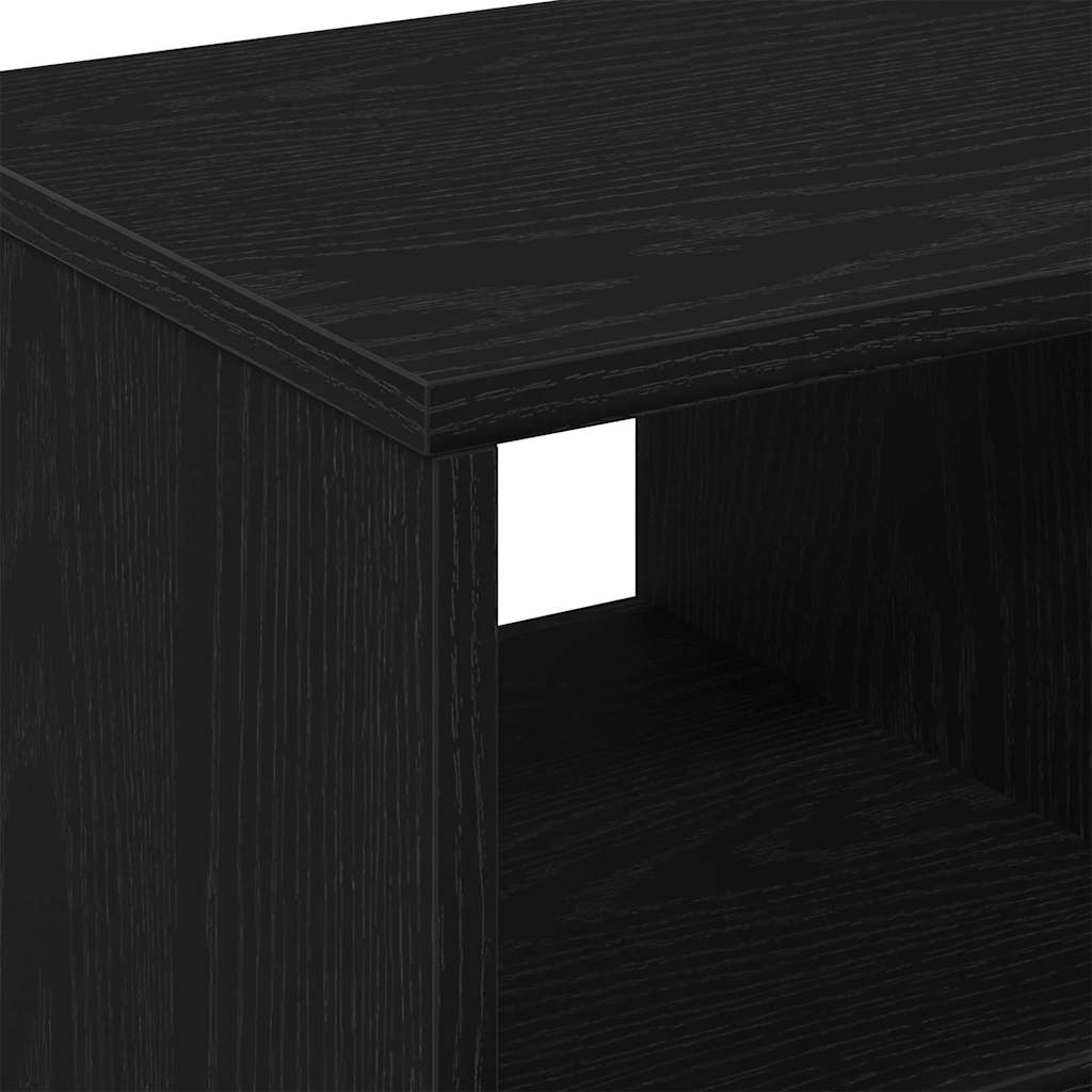 vidaXL Κοντρόλ Τραπέζι Μαύρη δρυς 50 x 30 x 55 εκ. Επεξεργασμένο ξύλο