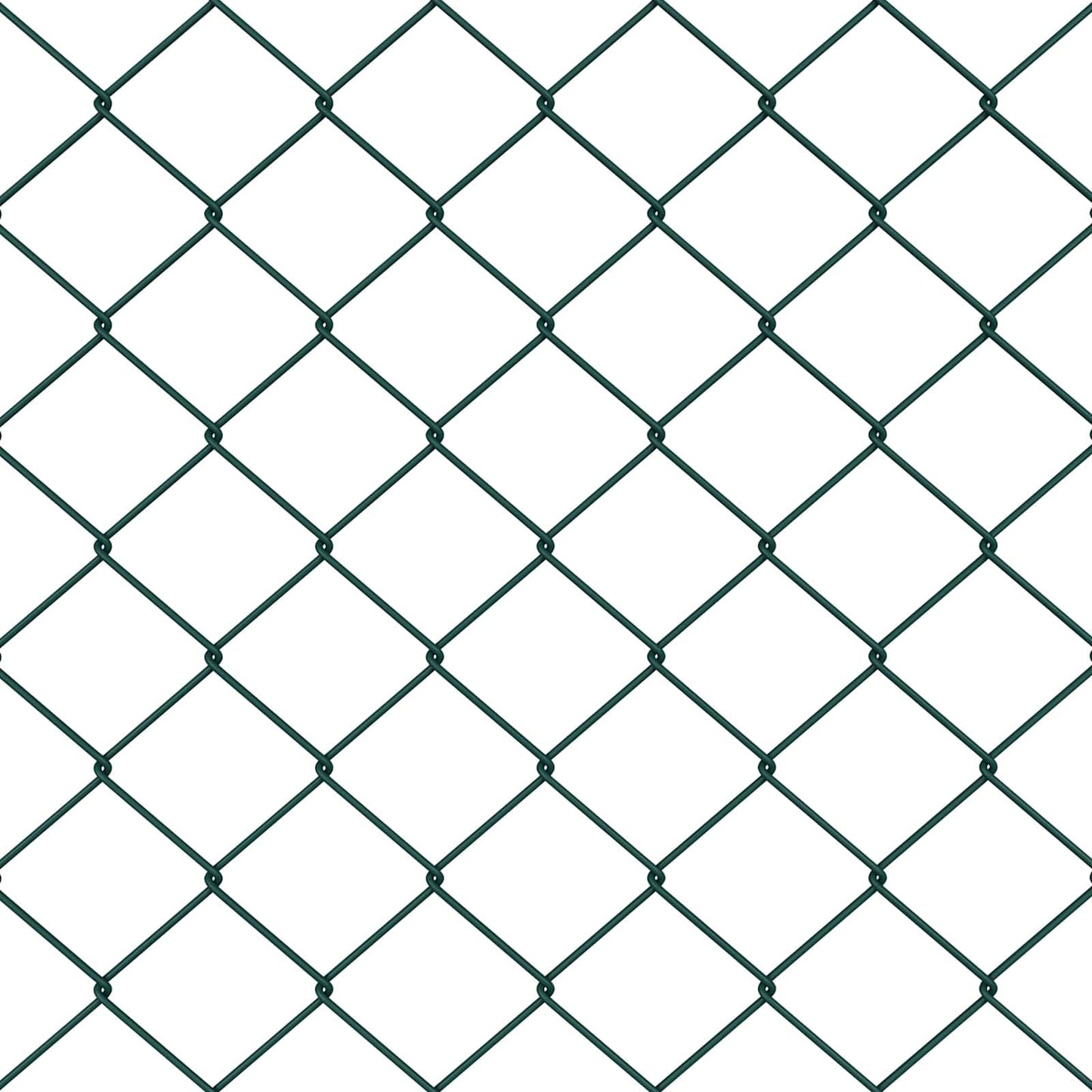 vidaXL Φράχτης Chain Link Πράσινος 0.4x10 μ Ατσάλι