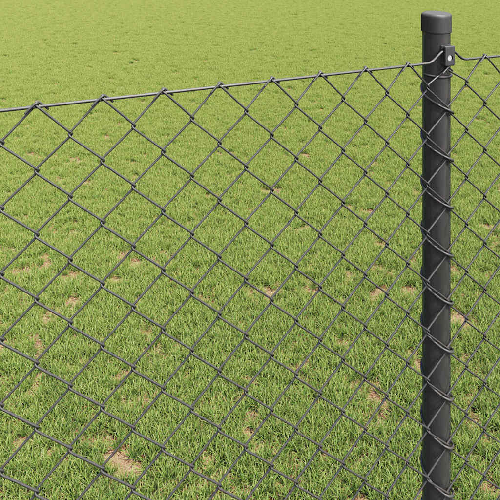 vidaXL Φράκτης από Σχοινί Γκρι 0.6x25 μ Χάλυβα