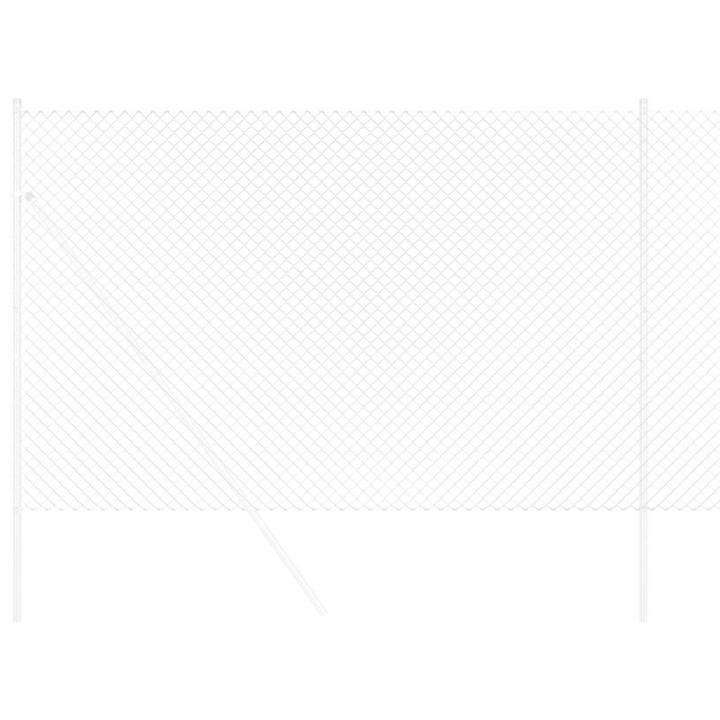vidaXL Φράκτης Γαλβανισμένου Ατσάλιου 1.5x10 μ