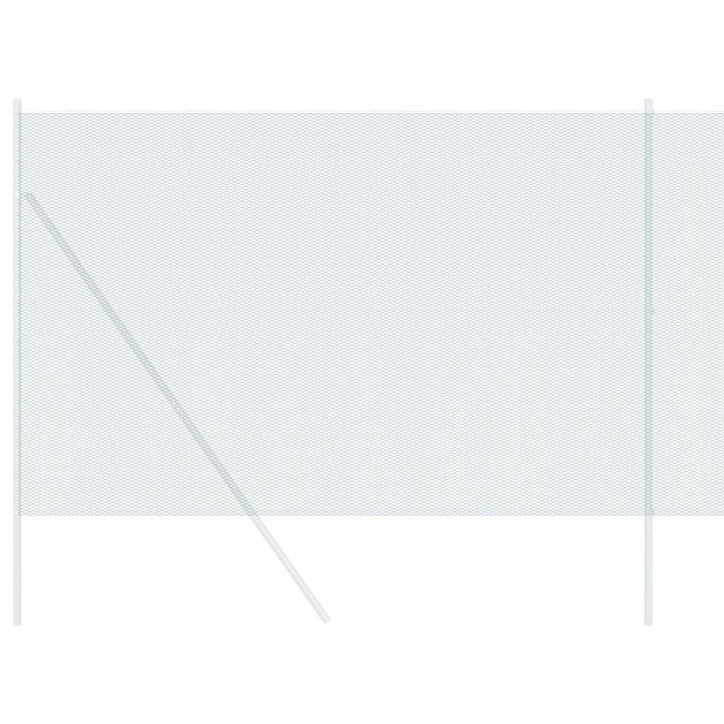 vidaXL Εξαγωνικός φράχτης Πράσινο 1.5 x 10 m Ατσάλι