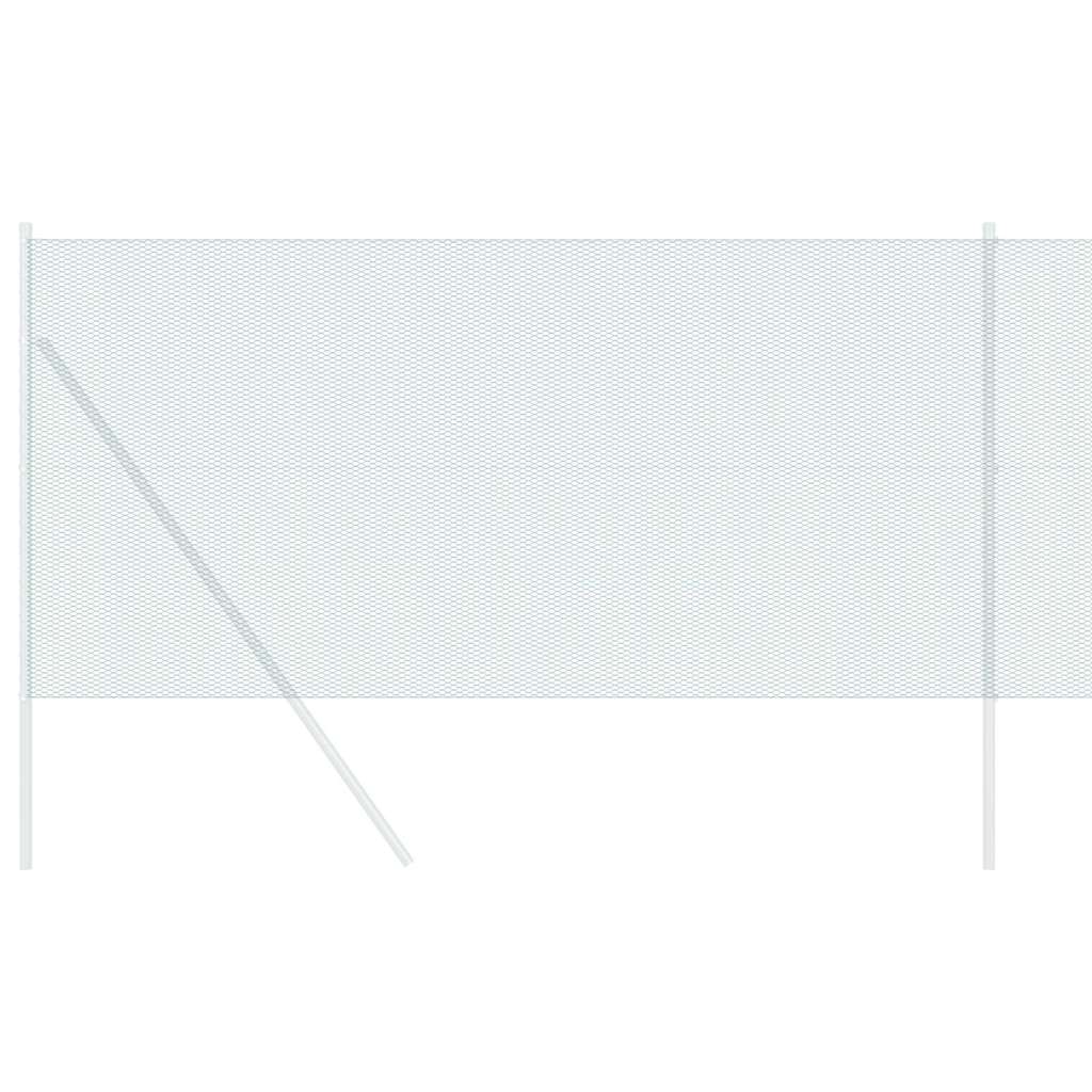 vidaXL Εξαγωνικός φράχτης Πράσινο 1.4 x 50 m Ατσάλι