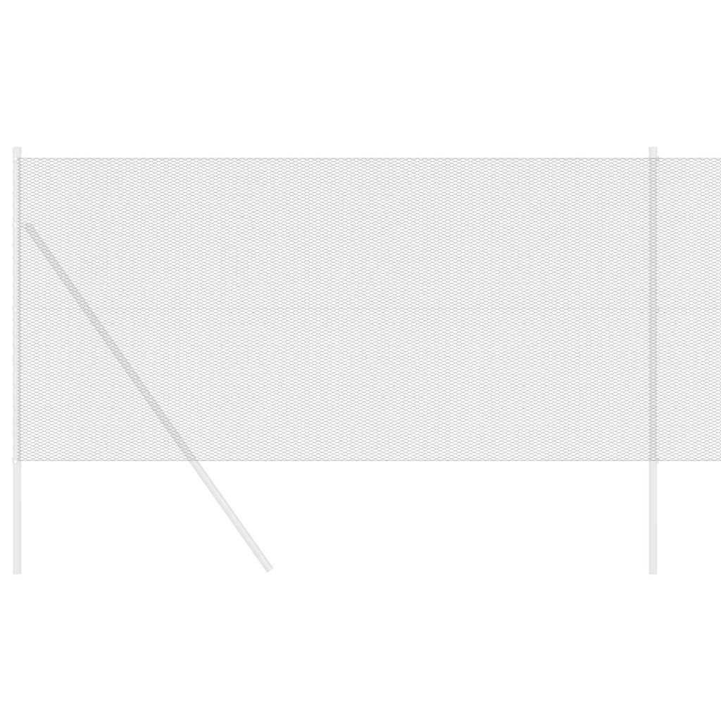 vidaXL Φράχτης Εξαγώνου Γκρι 1,2 x 100 m PVC