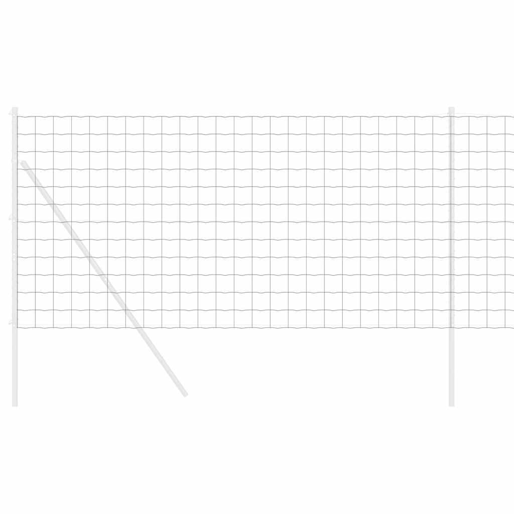 vidaXL Φράχτης Εξαγώνου Ασημί 1,4 x 50 m Γαλβανισμένος χάλυβας
