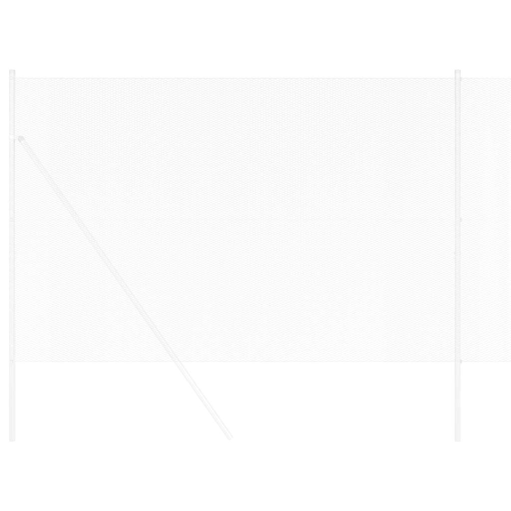 vidaXL Φράχτης Εξαγώνου Ασημί 1,5 x 50 m Γαλβανισμένος χάλυβας