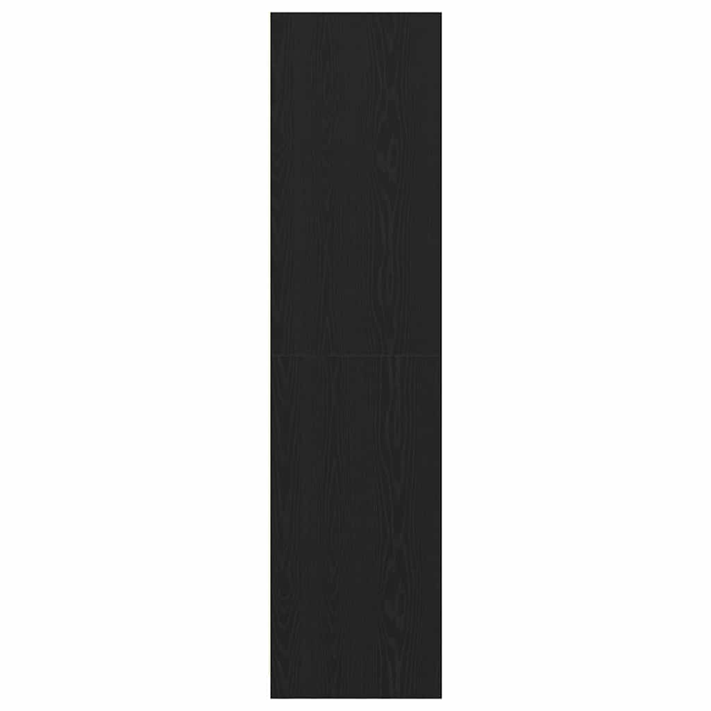 vidaXL Ντουλάπι Μαύρη δρυς 30 x 50 x 200 εκ. Επεξεργασμένο ξύλο