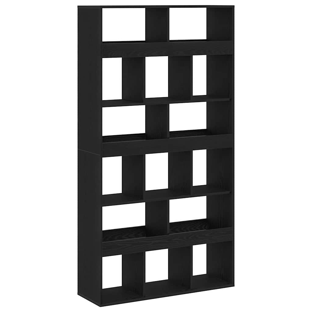 vidaXL Ράφι Βιβλίων 2 pcs Μαύρη δρυς 100 x 33 x 187.5 εκ.