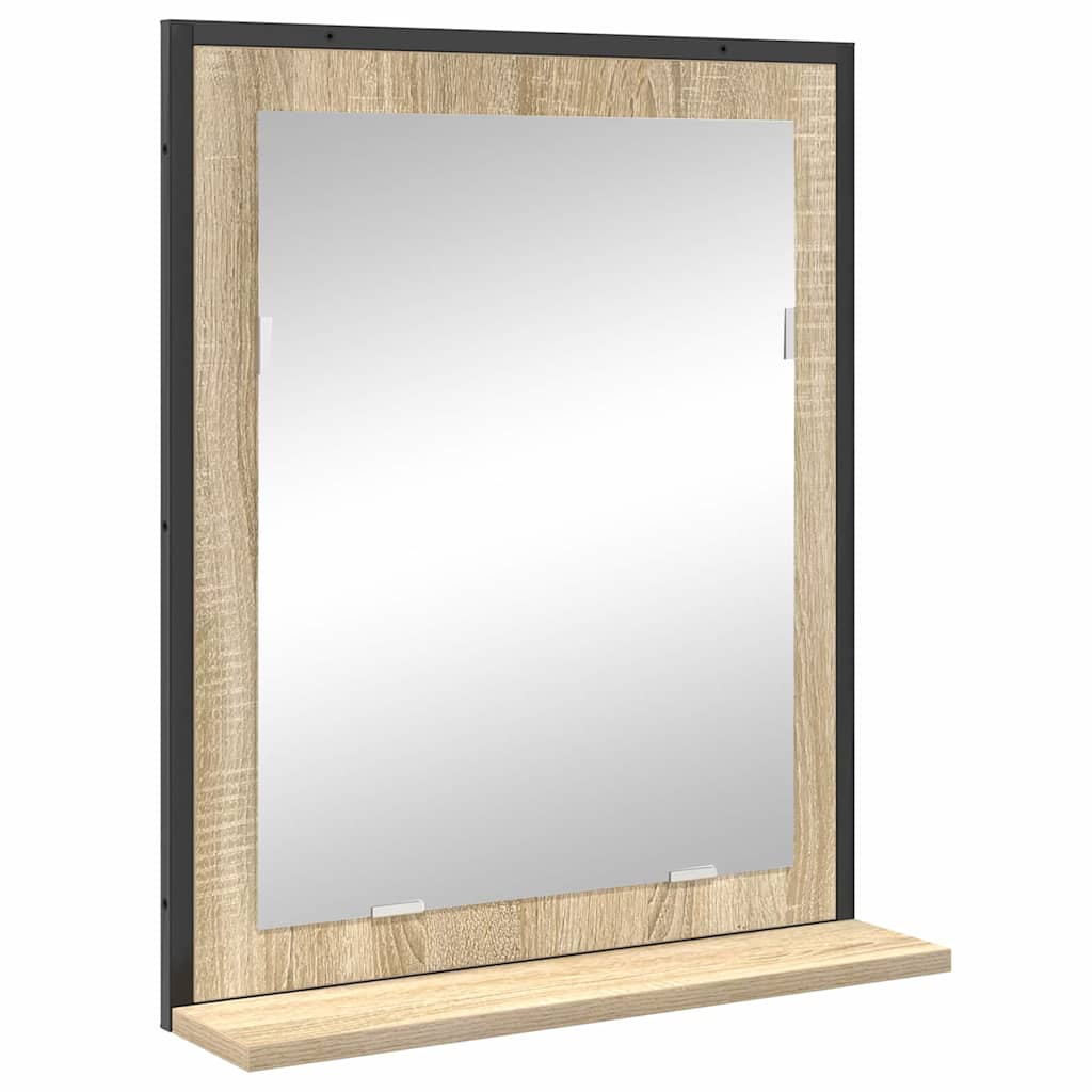 vidaXL Σετ Επίπλων Μπάνιου με ράφι με πόρτα 3 pcs Καφέ 60 x 33 x 60 εκ