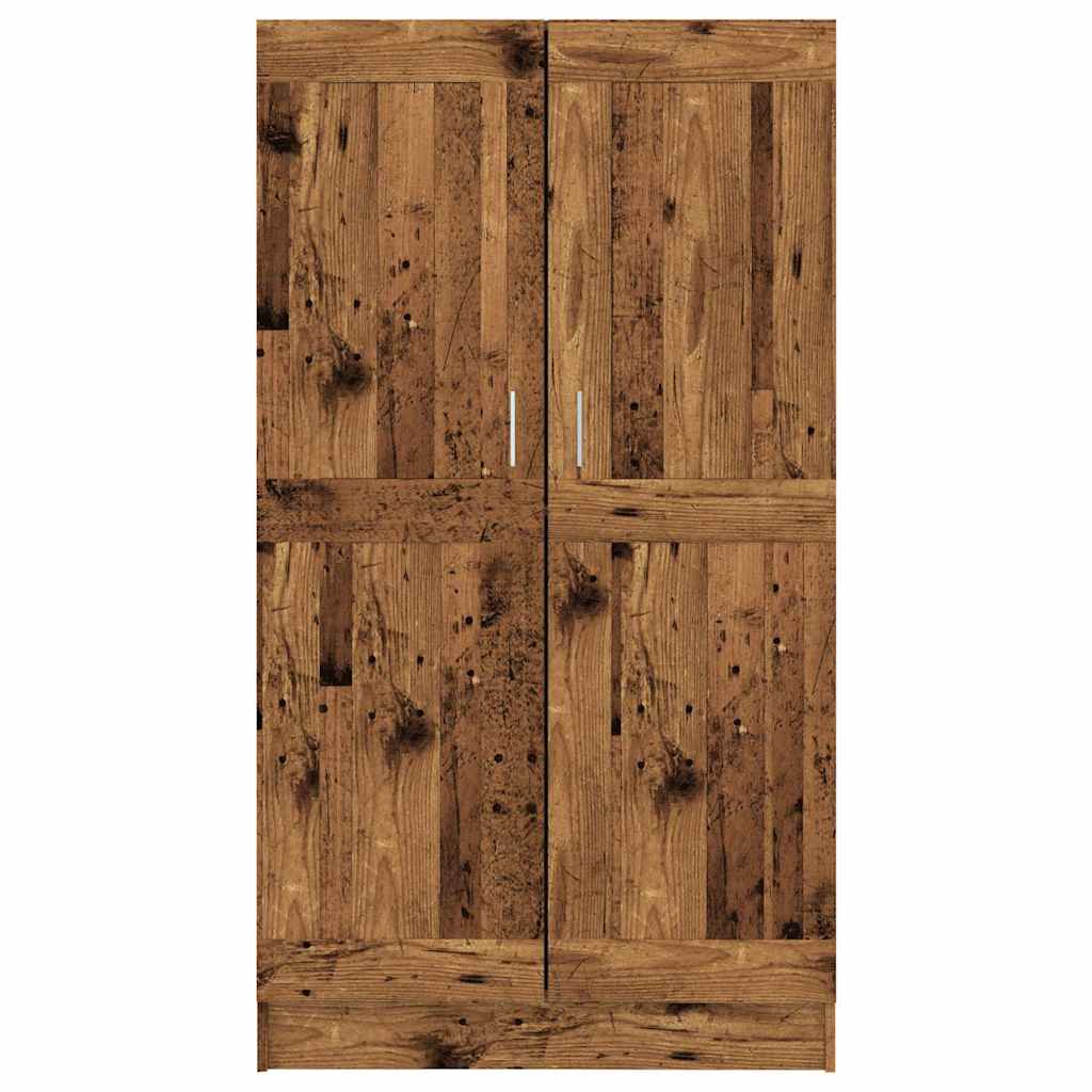 vidaXL Βιβλιοθήκη Όψη Παλαιού Ξύλου 82,5x30,5x150 εκ. Επεξ. Ξύλο