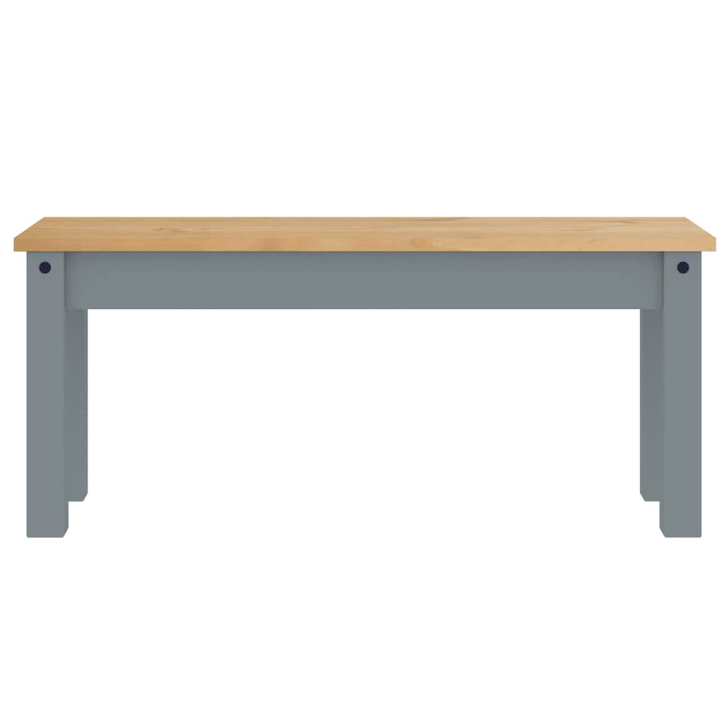 vidaXL Σετ Τραπεζαρίας 4 Τεμαχίων Panama από Μασίφ Ξύλο Πεύκου Γκρι