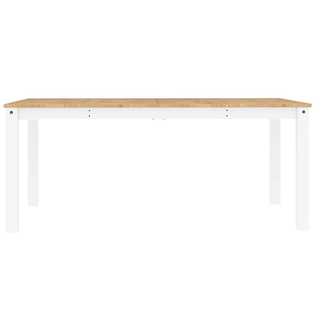 vidaXL Σετ Τραπεζαρίας 4 Τεμαχίων PANAMA από Μασίφ Ξύλο Πεύκου Λευκό