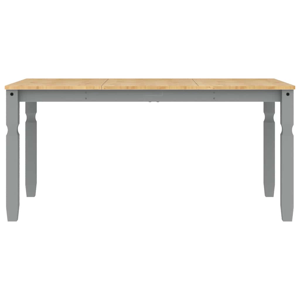 vidaXL Σετ Τραπεζαρίας 3 Τεμαχίων Panama από Μασίφ Ξύλο Πεύκου Γκρι