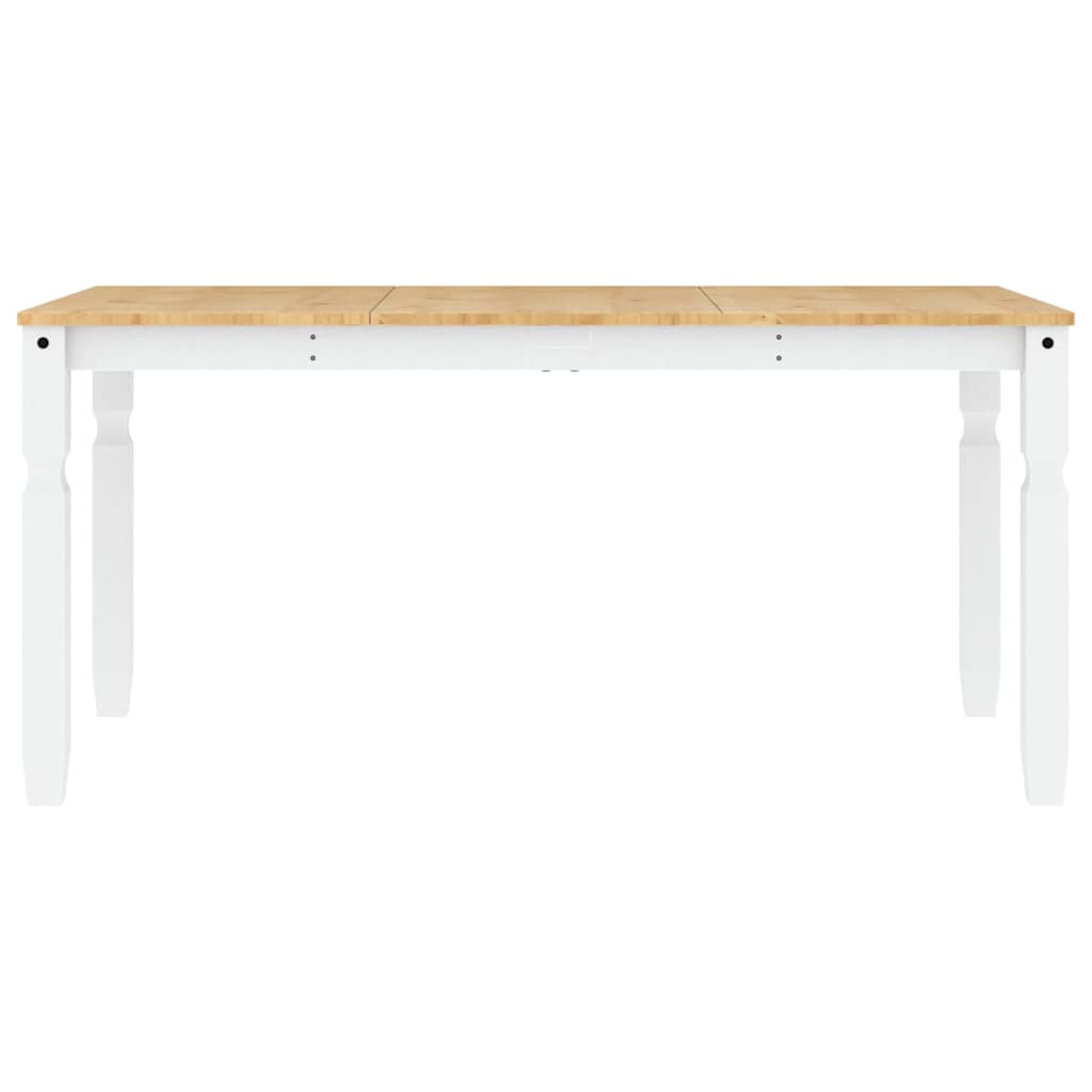 vidaXL Σετ Τραπεζαρίας 3 Τεμαχίων Panama από Μασίφ Ξύλο Πεύκου Λευκό