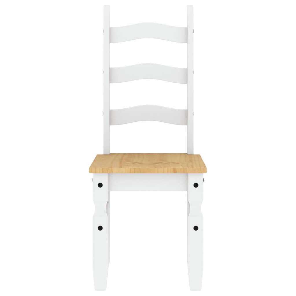 vidaXL Σετ Τραπεζαρίας 5 Τεμαχίων Panama από Μασίφ Ξύλο Πεύκου Λευκό