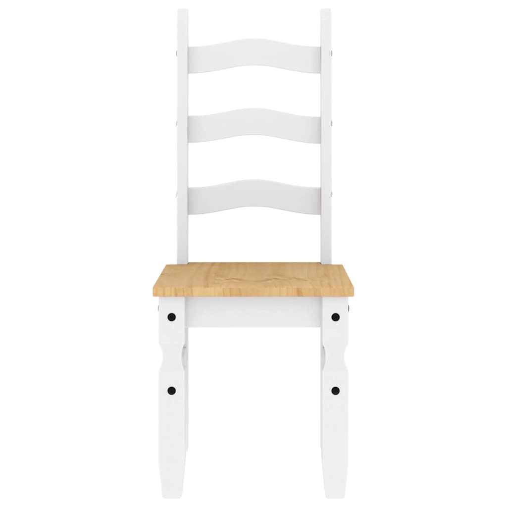 vidaXL Σετ Τραπεζαρίας 5 Τεμαχίων Panama από Μασίφ Ξύλο Πεύκου Λευκό