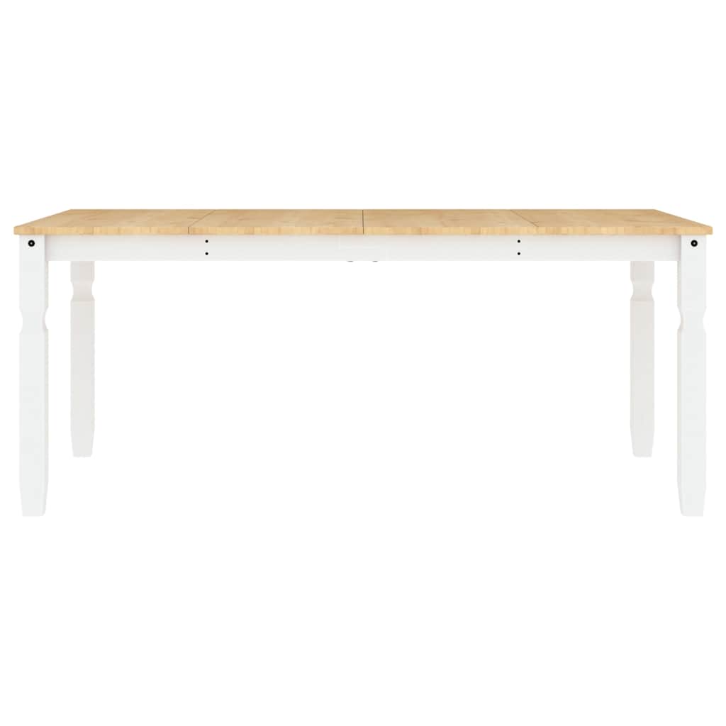 vidaXL Σετ Τραπεζαρίας 5 Τεμαχίων Panama από Μασίφ Ξύλο Πεύκου Λευκό