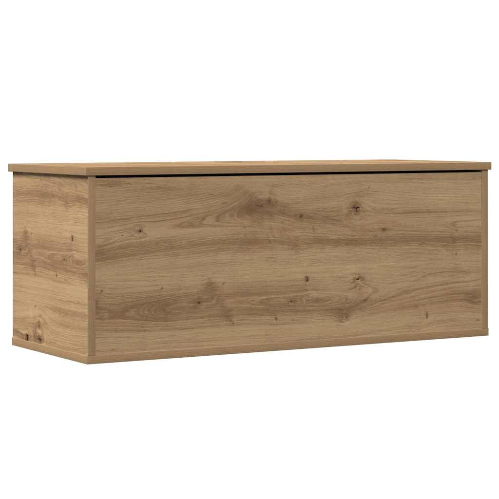 vidaXL Κουτί αποθήκευσης με αποθήκευση Artisan Oak 90 x 35 x 35 cm