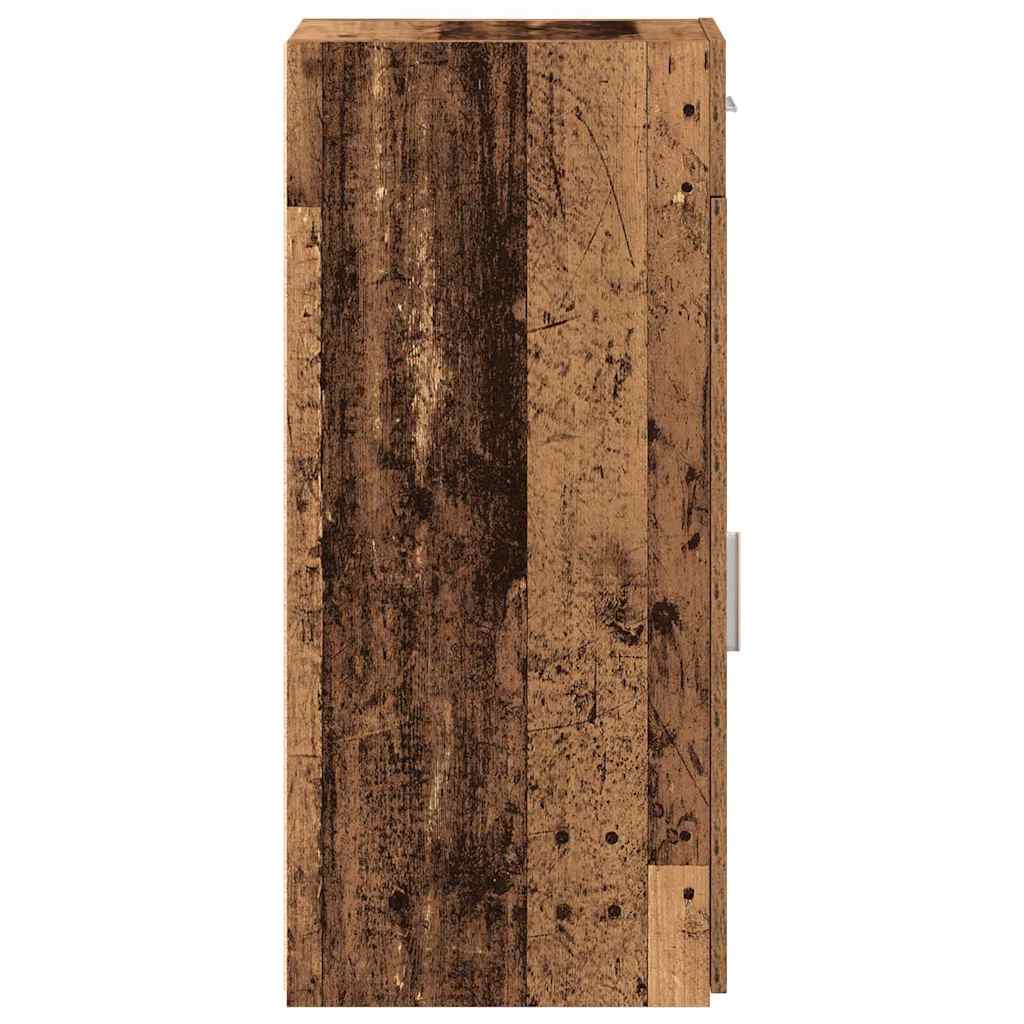 vidaXL Πλαϊνό γραφείο με συρτάρι Παλιό ξύλο 30 x 42,5 x 93 εκ.