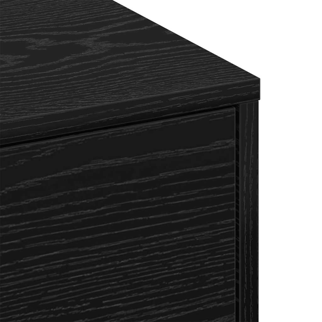 vidaXL Τραπεζάκι σαλονιού Μαύρη Οξυά 90 x 90 x 28 cm