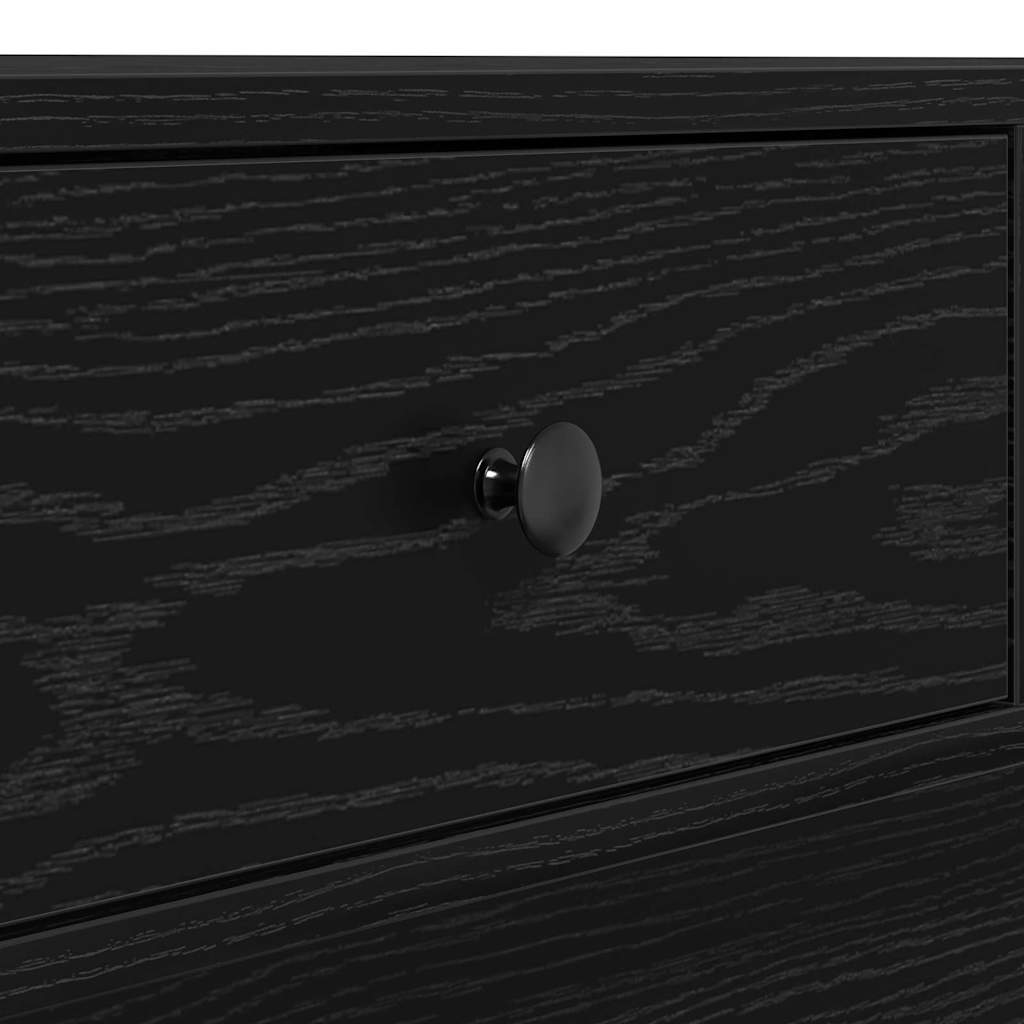 vidaXL Τραπεζάκι σαλονιού Μαύρη Οξυά 90 x 90 x 28 cm